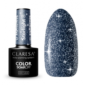 Claresa Lakier Hybrydowy Starlight 8 - 5g